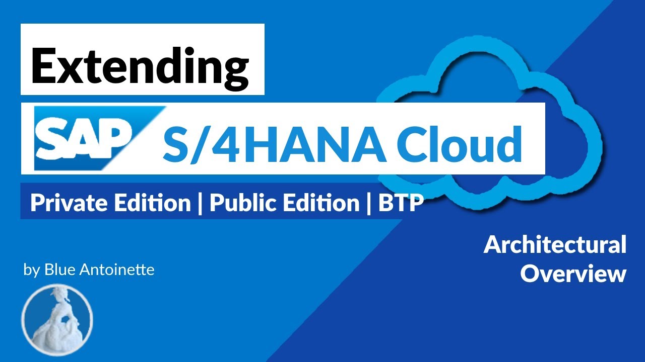 Extending SAP S/4HANA Cloud | Private Edition | Public Edition | BTP | Architectural Overview
