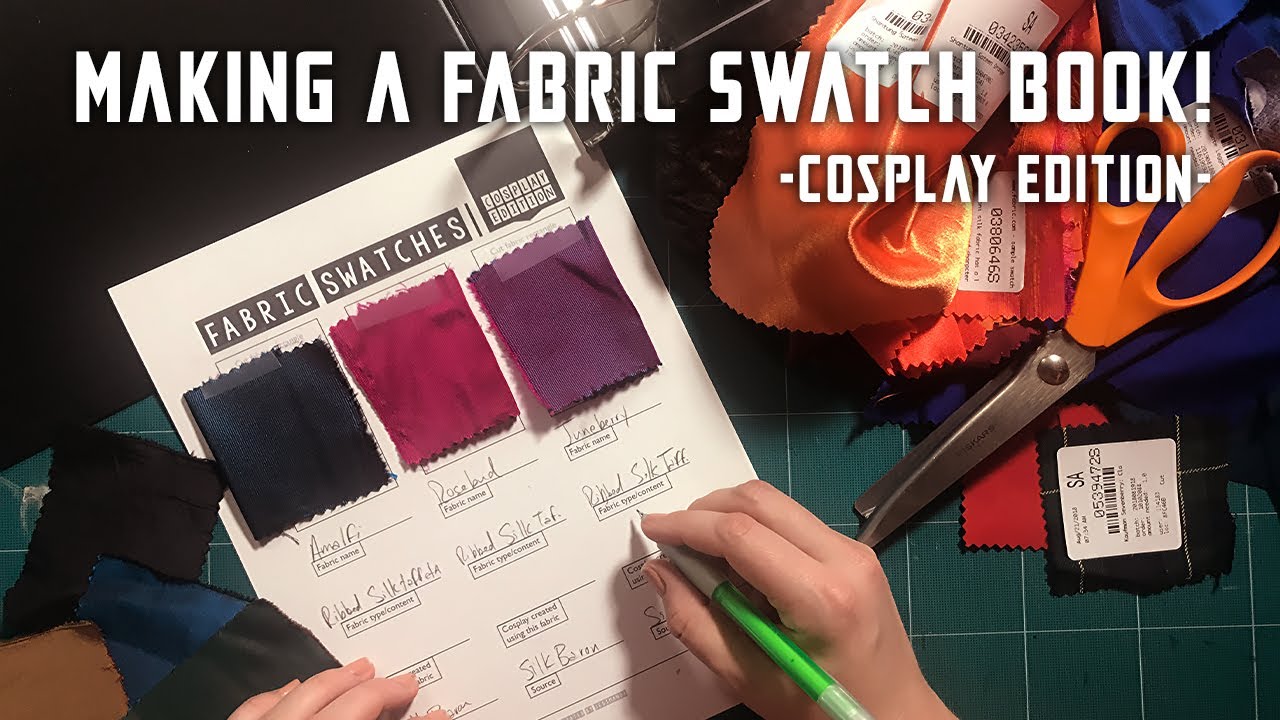 Let's make a fabric swatch book for cosplay!