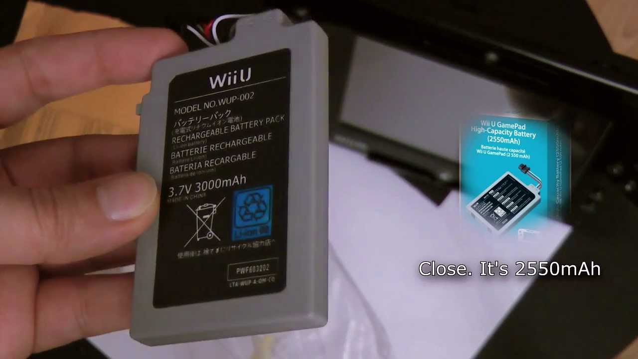 Techy Imdur - 3rd party Wii U Gamepad battery - Part 1