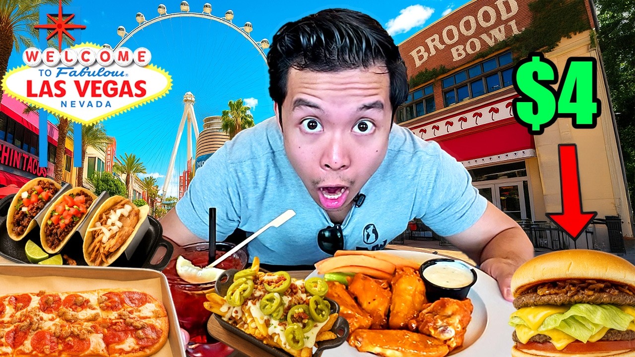 5 Cheap Eats on the Las Vegas Strip for Under $10 in 2025!