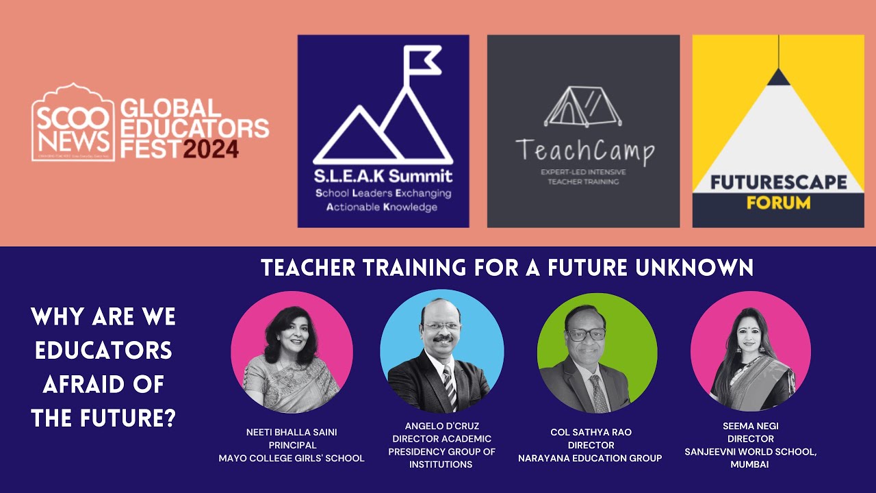ScooNews | Track- Teacher Traning | Why are we educators afraid of the future ?