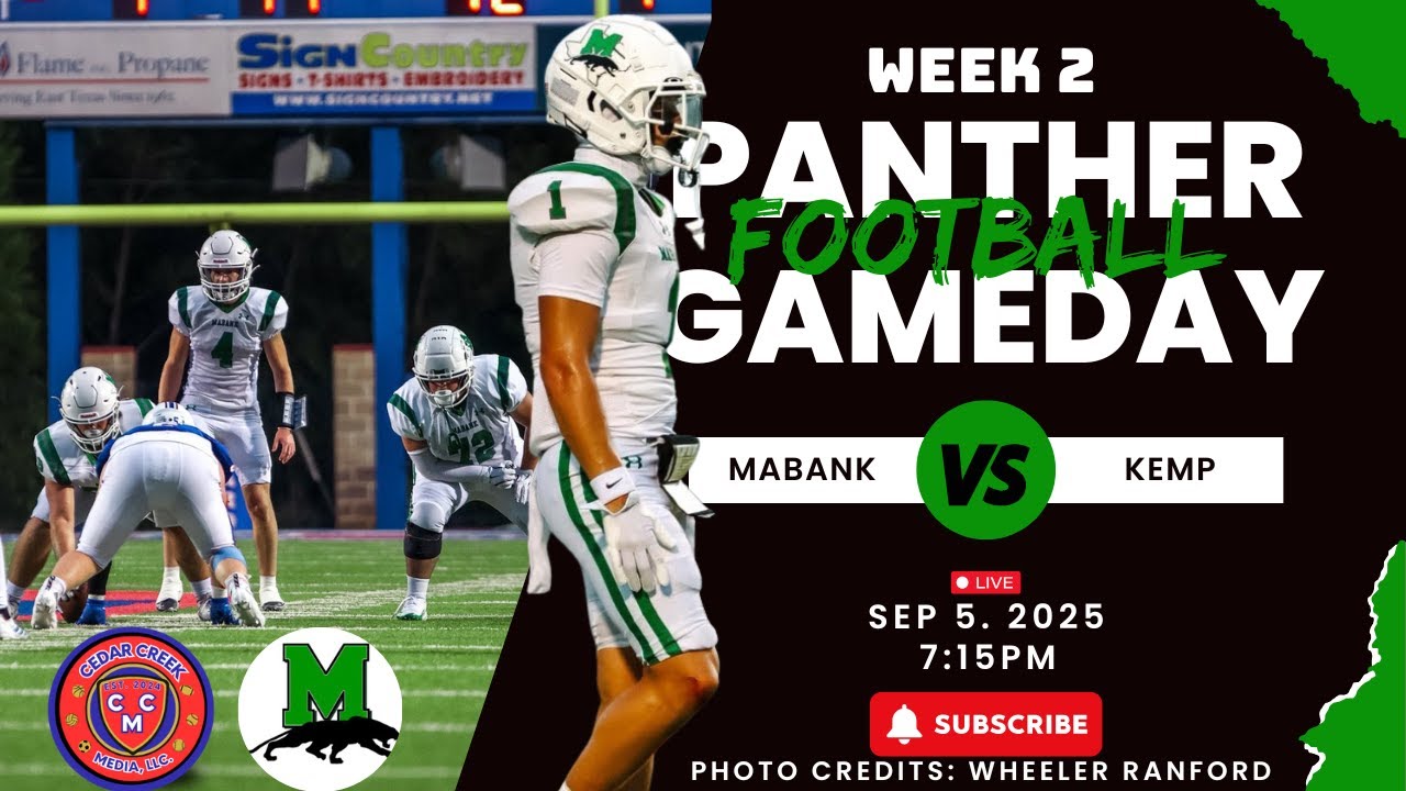 Mabank Vs Kemp Football- 2025 Home Opener