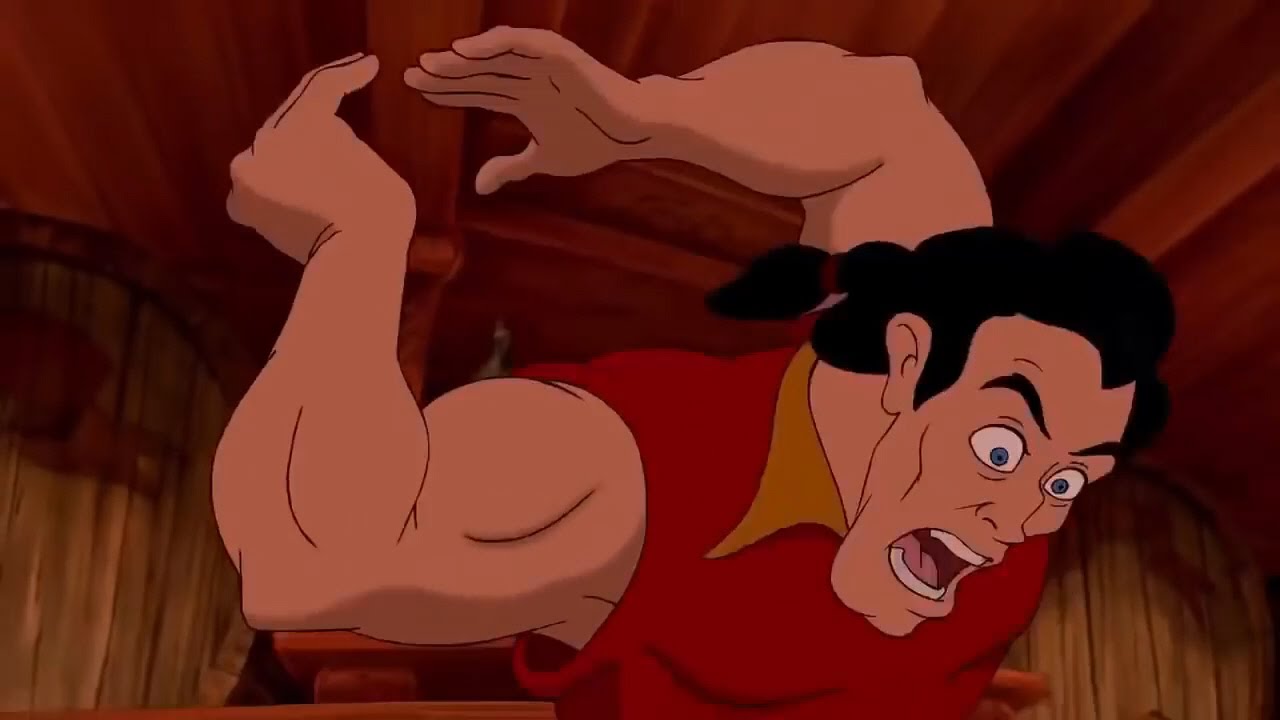 Gaston, but everytime someone says Gaston, He eats 4 dozen eggs.