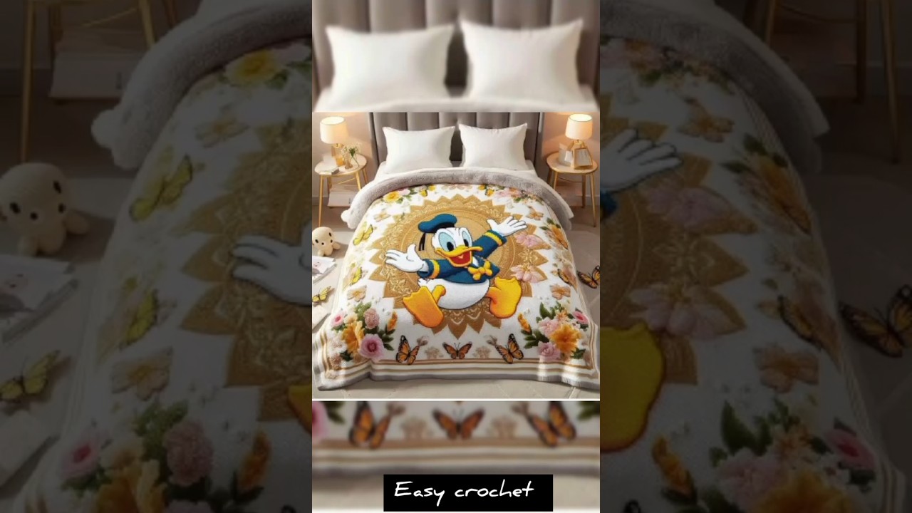 How to Crochet Bedsheets Cover design#crochet #bedsheets #knitted #design