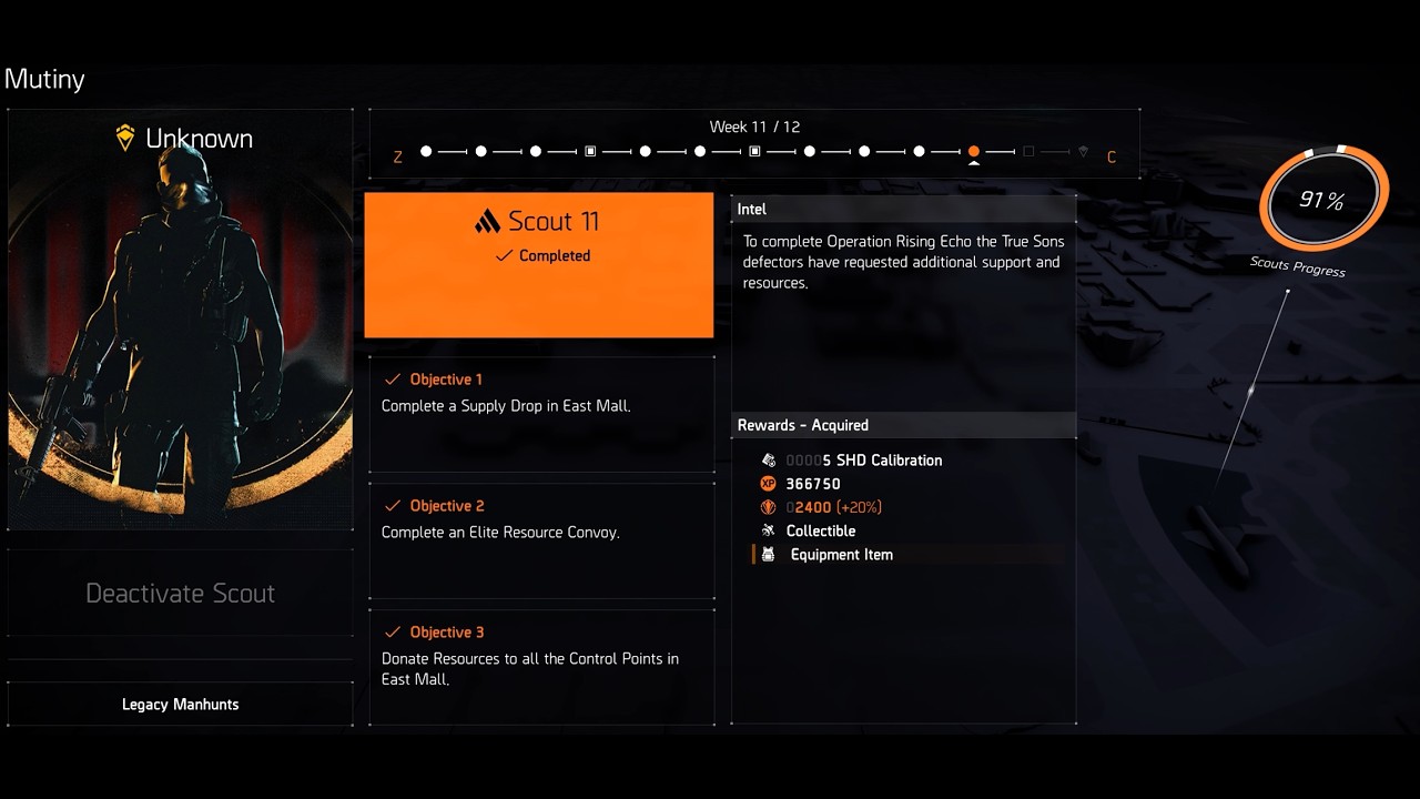 Tom Clancy's The Division 2-Scout11-Mutiny Manhunt #rog  #gaming  #thedivision  #ryzen79800x3d