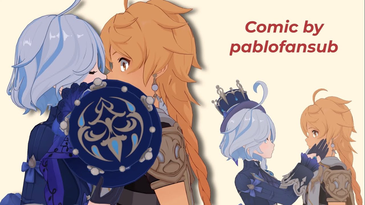 Furina no pierde su oportunidad para besar a Aether | Genshin Impact Harem