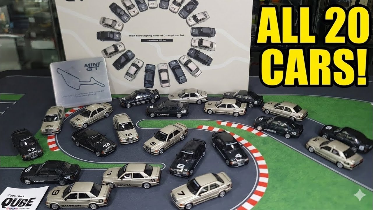 ВСЕ 20 МАШИНОК! Набор Mini GT 1984 Nürburgring 190 E.