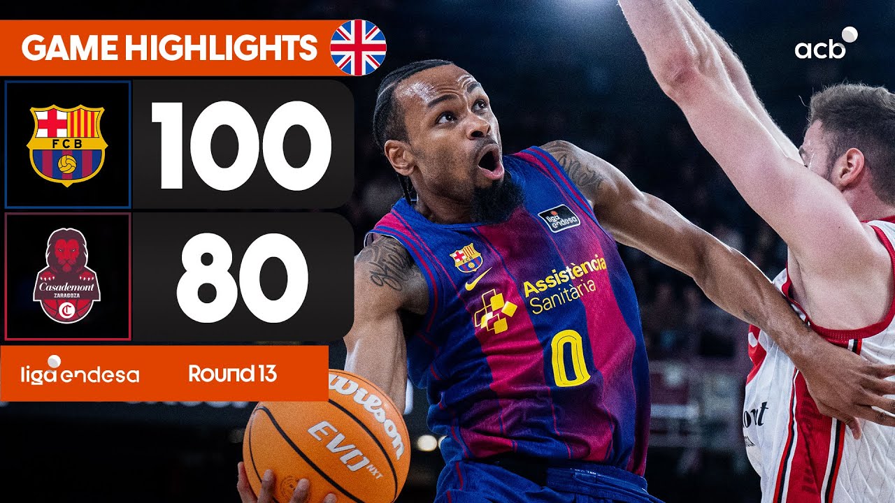 GAME HIGHLIGHTS Barça - Casademont Zaragoza (100-80) | Liga Endesa 2025-26