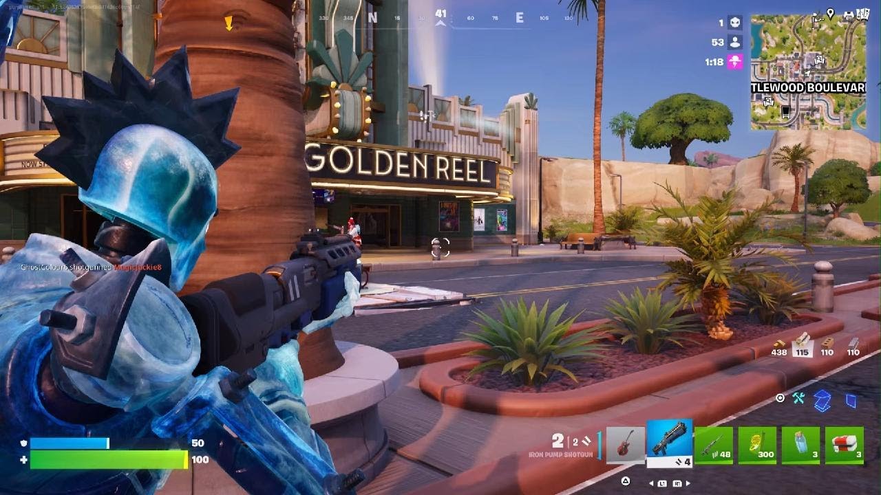 Fortnite gameplay victory with high kill (chapter 7) ps5 Pro and ps5 Pro remote controller
