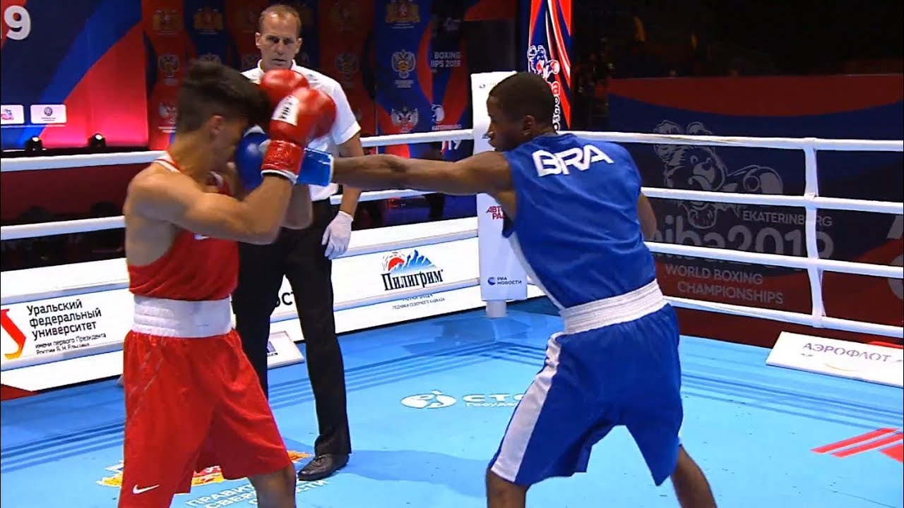 Round of 32 (63kg) SHTIWI Ahmad (ISR) vs DE OLIVEIRA Wanderson (BRA) /AIBA World 2019
