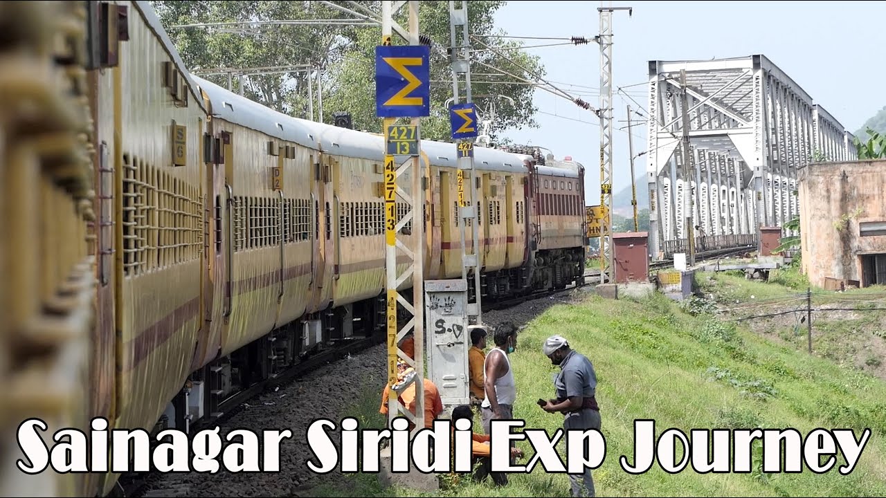 Vijayawada - Sainagar Siridi Express Journey | A Route Diverted Train Journey | Indian Railways