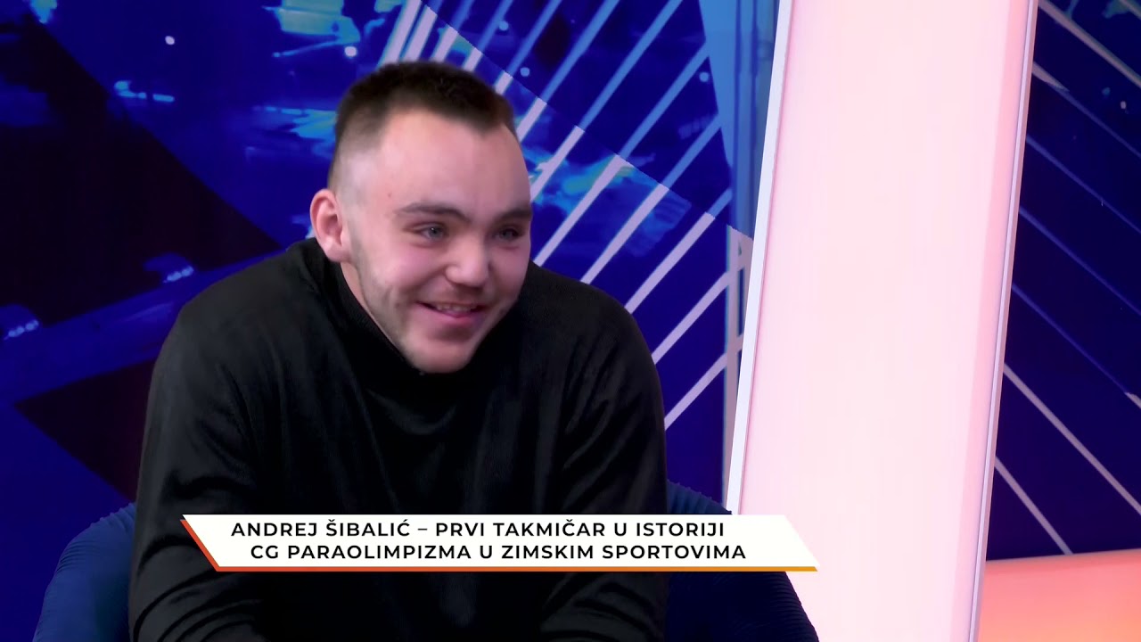 Rujna zora/Andrej Šibalić - prvi takmičar u istoriji crnogorskog paraolimpizma u zimskim sportovim