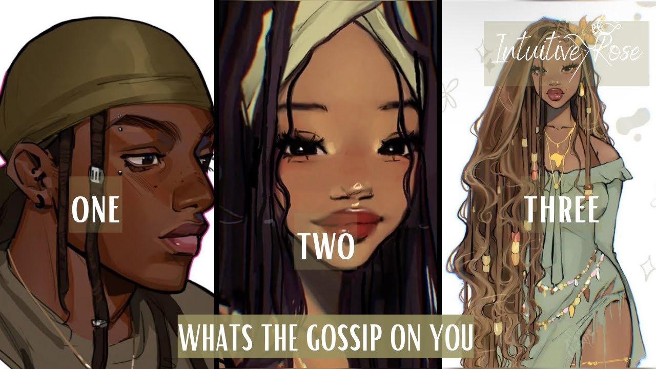 WHAT IS THE GOSSIP ON YOU**Pick A Card**🌷😈👍🏽🤕🚗🧡😭🍾🫣👒🌹✨