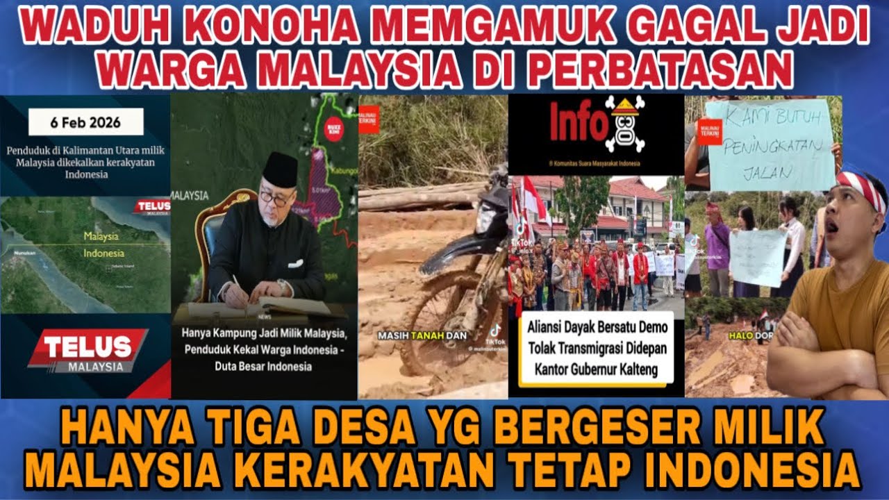 PUPUS SUDAH HARAPAN WARGA PERBATASAN GAGAL JADI WARGA MALYSIA‼️