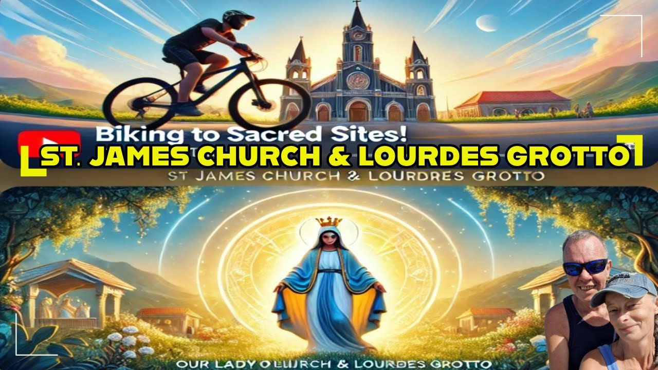 Biking to St  James Church & Lourdes Grotto  Hidden Gems in Talisay City!