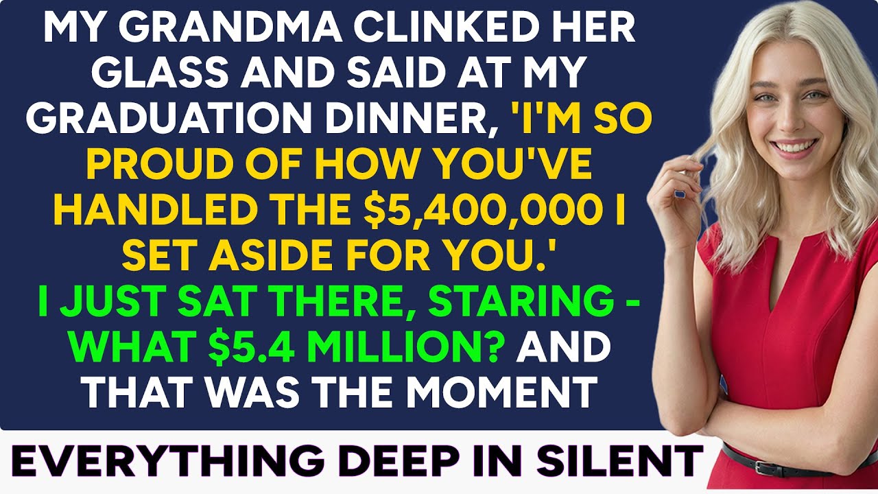 My Grandma Clinked Her Glass And Said At My Graduation Dinner ...