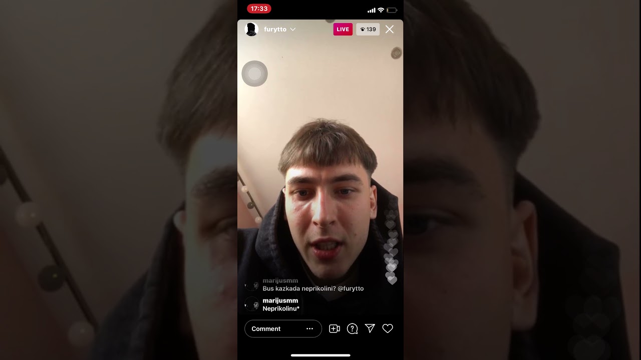 Furytto instagram live - 2020/04/26