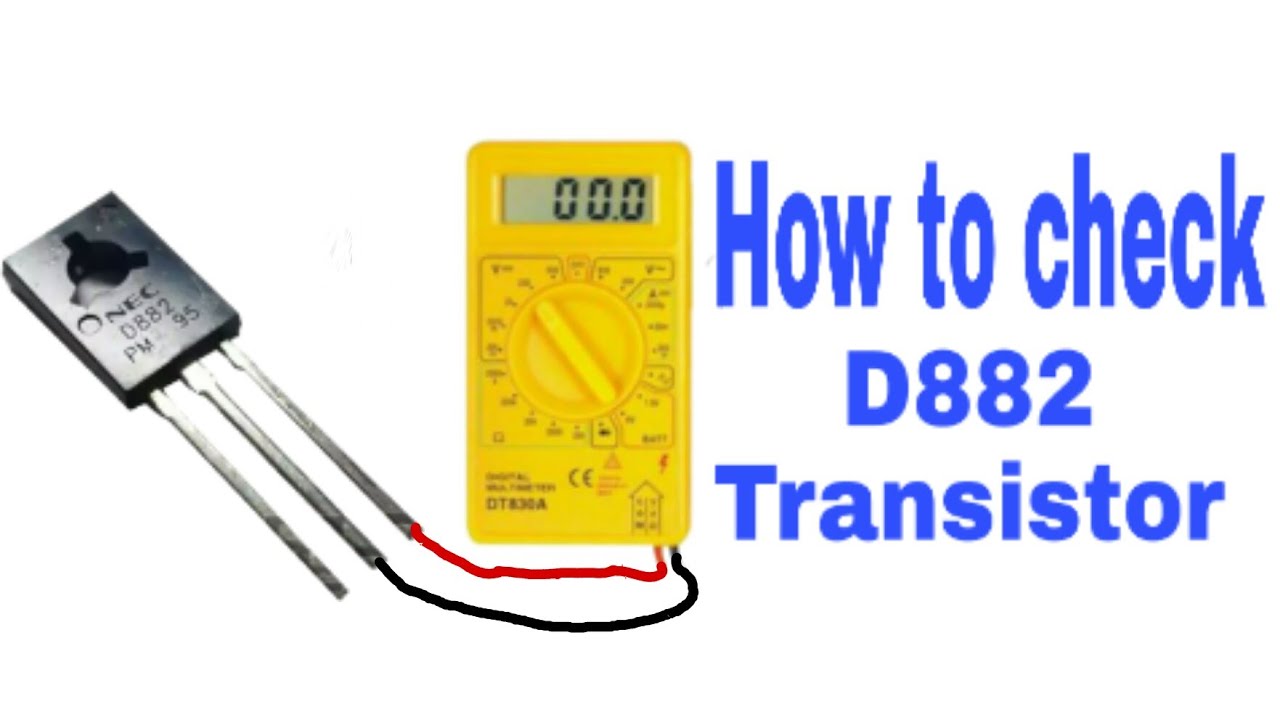 How check D882 transistor with maltimeter || AV ELECTRONICAL
