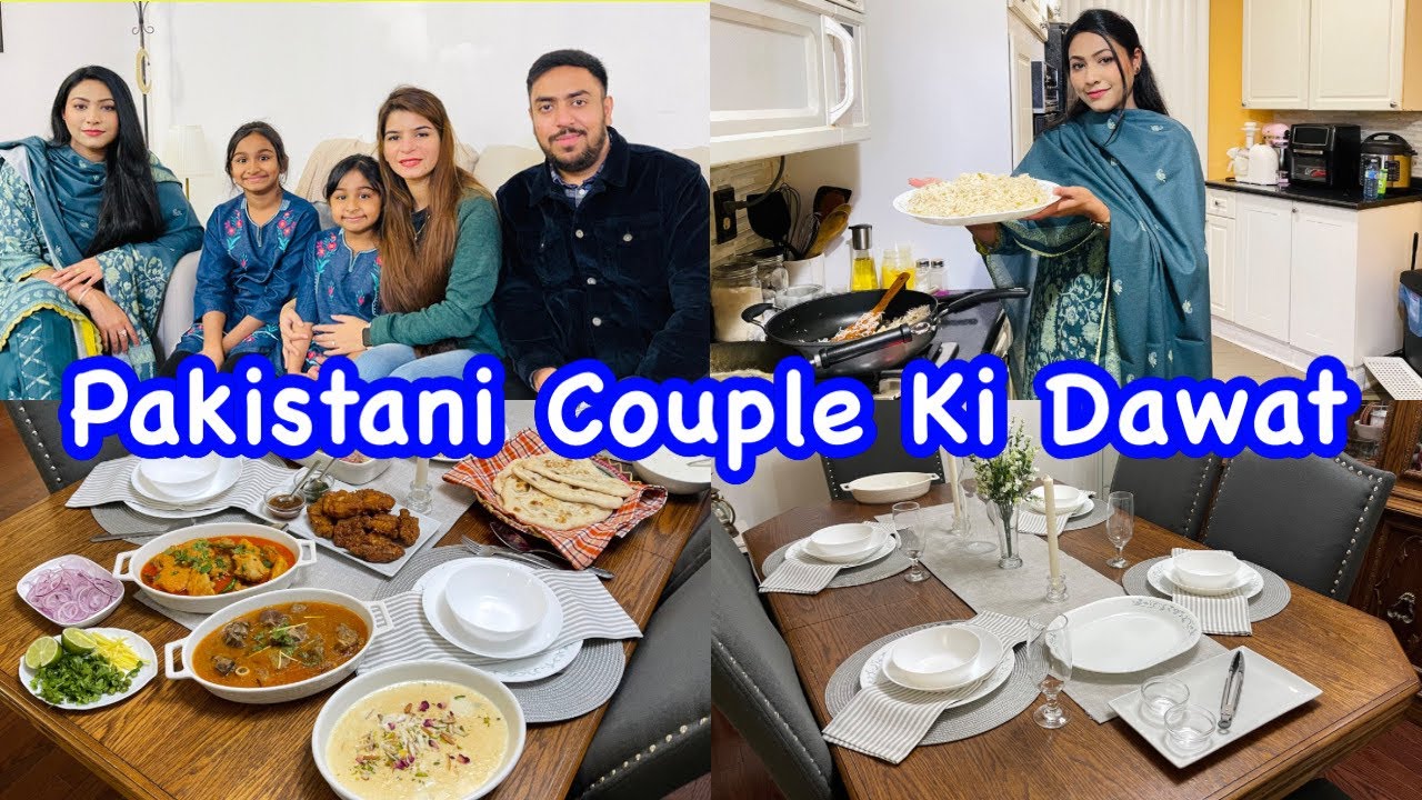 Pakistan se Aye Special Couple Ki Shadi Ki Dawat | Lahori Fish, Nihari, Tikka | @Humainthekitchen