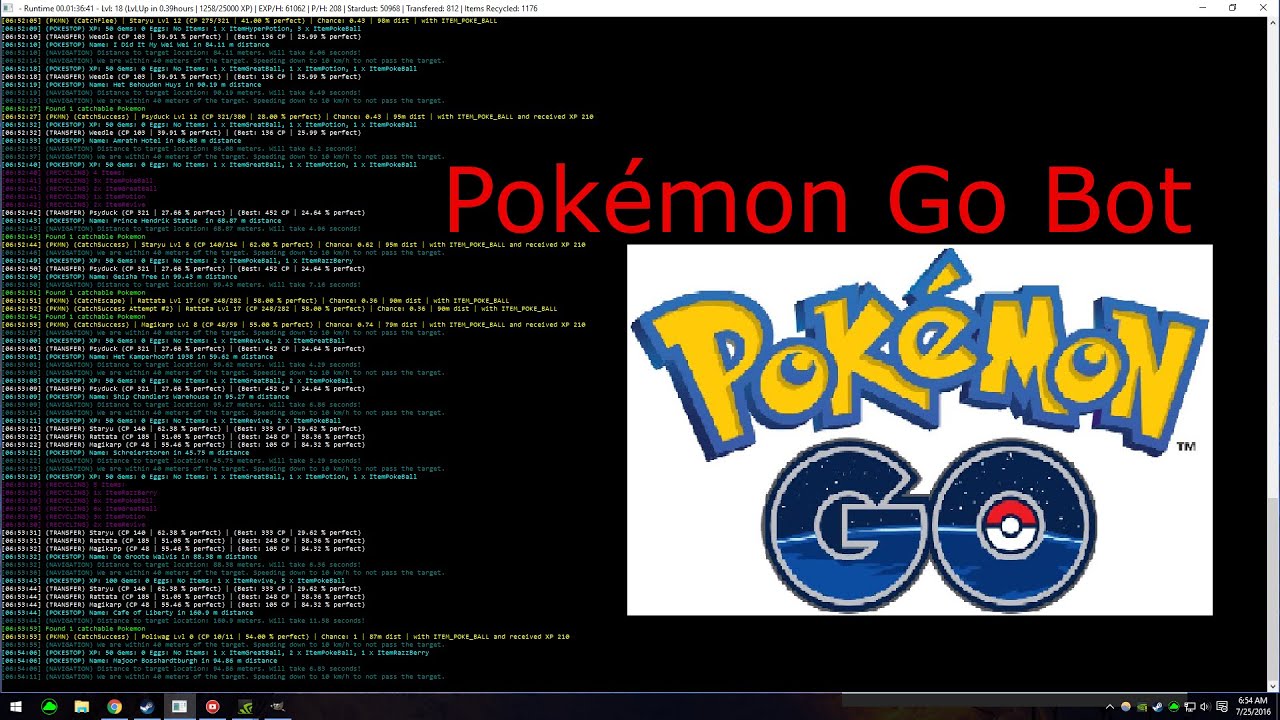 Pok&eacute;mon Go HACK (BOT) - (Auto Farmer  + Use Lucky Eggs + MORE!)