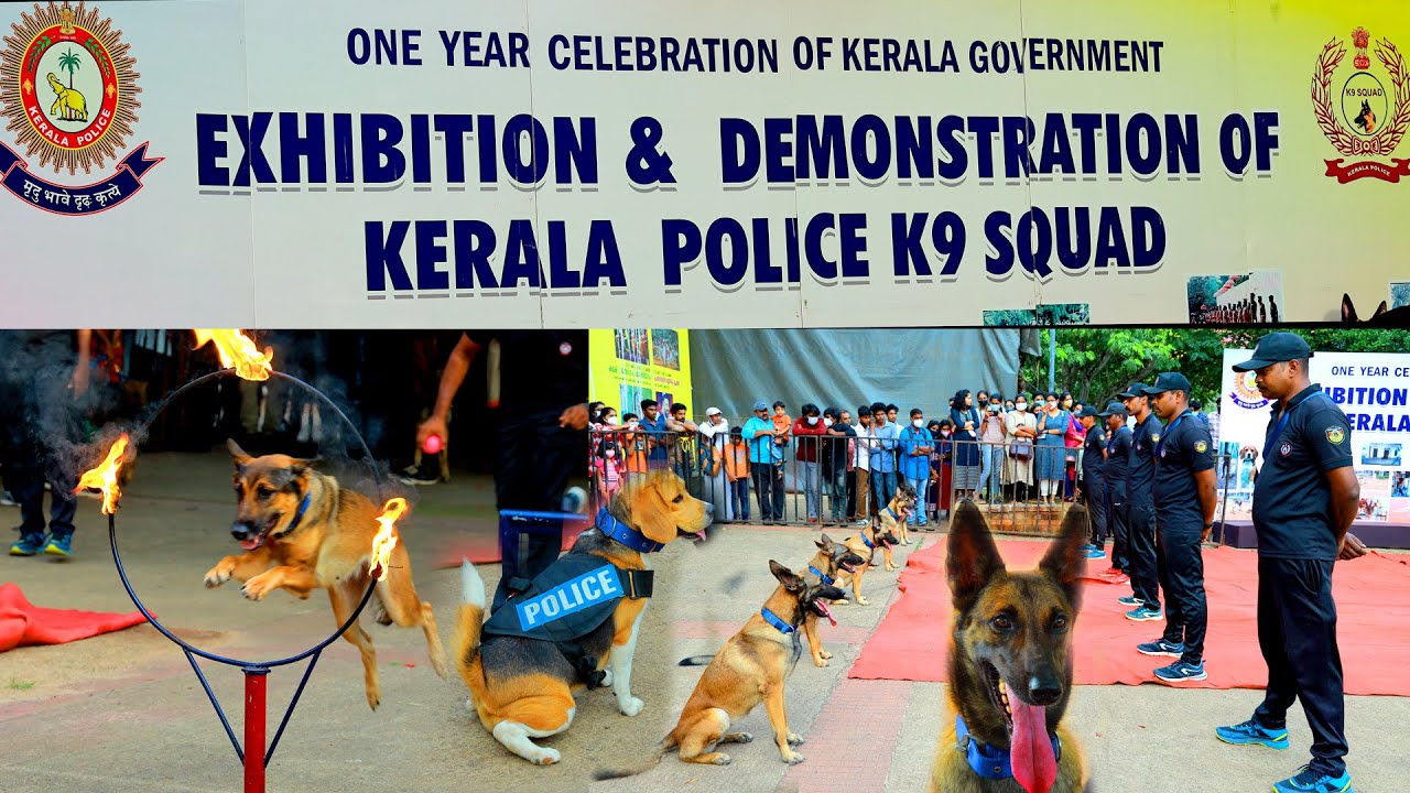 Kerala Police K9 Squad Demonstration / Tvm Kanakakunnu 2022
