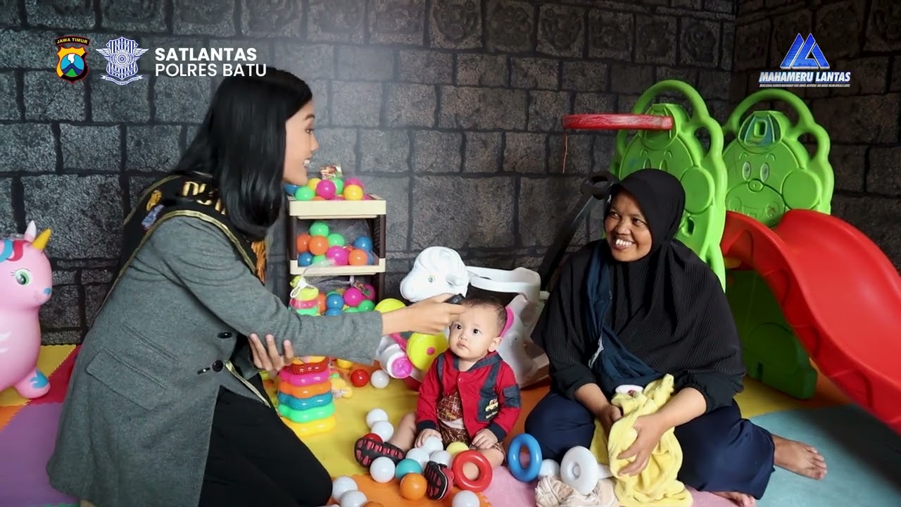 PESAN DUTA LANTAS POLRES BATU UNTUK PEMUDIK