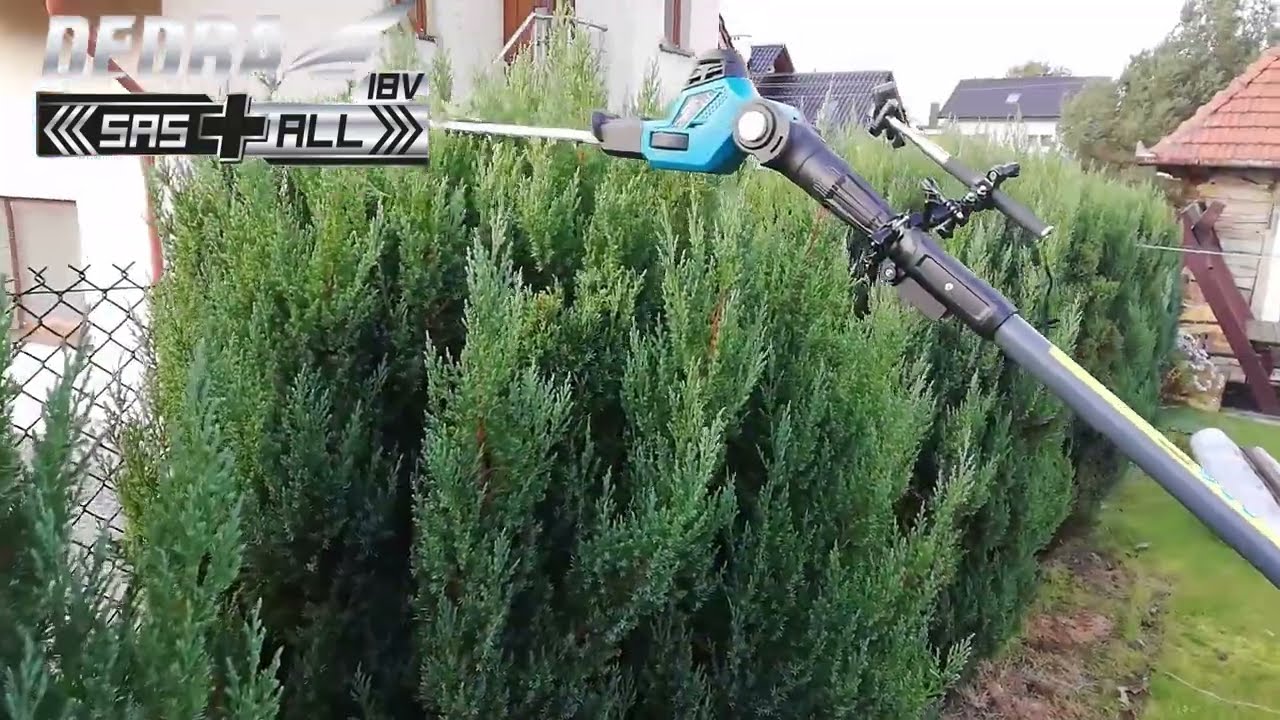 Pilarka nożyce do żywopłotu DEDRA DED7096 18V 2w1(do sadu i ogrodu)