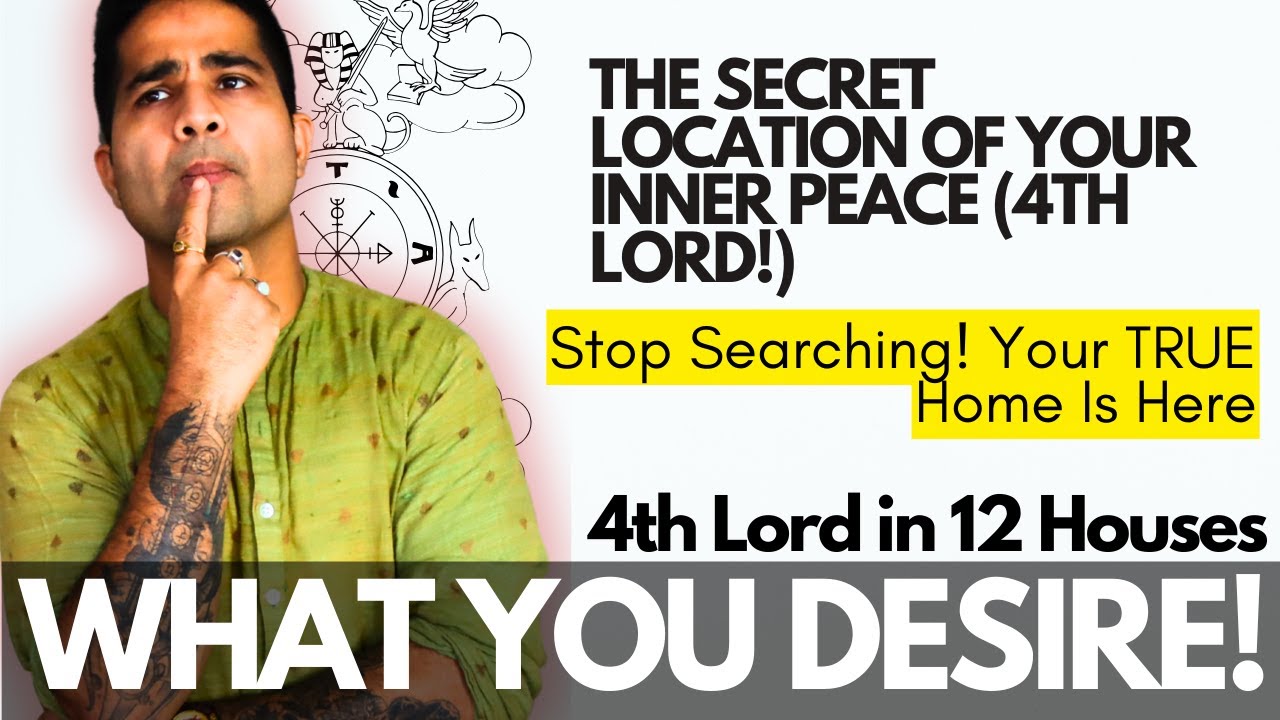 Where is Your TRUE Happiness? 🏠 4th Lord in All 12 Houses Astrology | Comfort, Home & Contentment