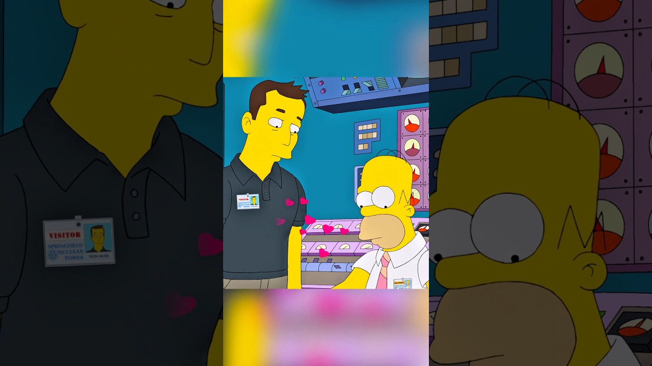 Homer Wins Elon Musk's Heart😂🤣 