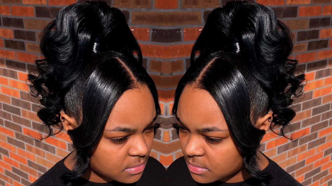 How to Do a Barbie Ponytail with 2 Curled Bangs