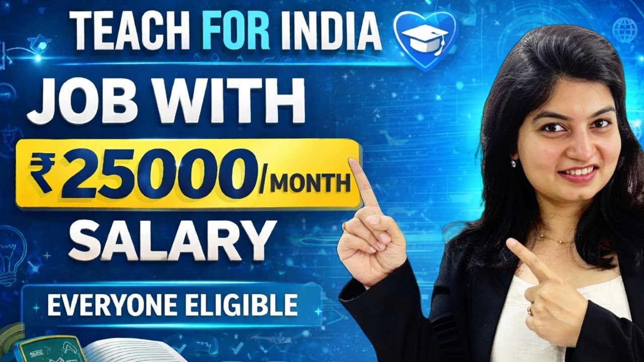 TEACH FOR INDIA FELLOWSHIP 2026