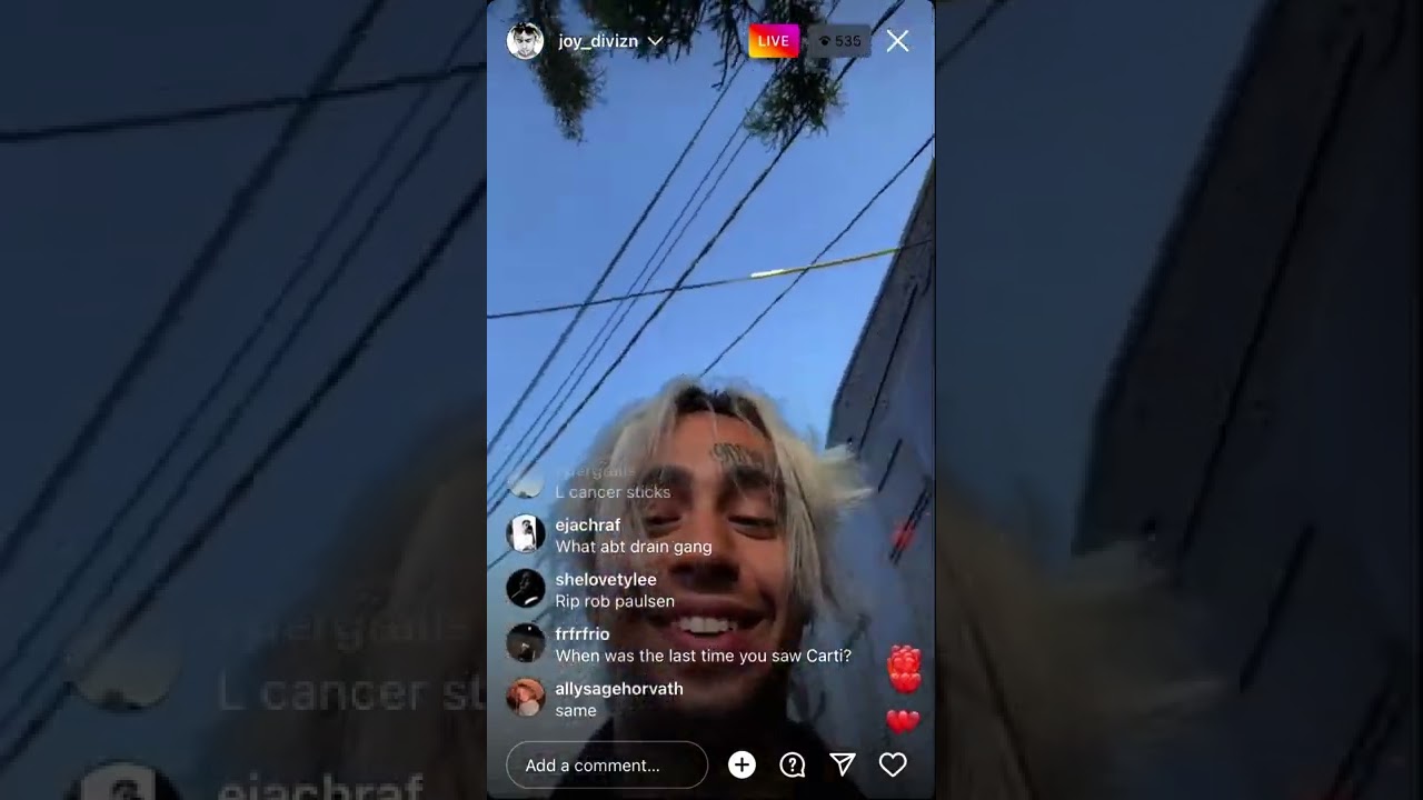 Joy Divizn IG LIVE [09/13/2022]