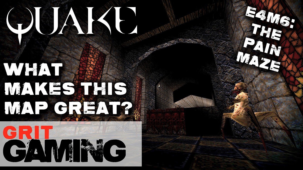 What Makes This Map Great Ep.25: Quake E4M6, The Pain Maze