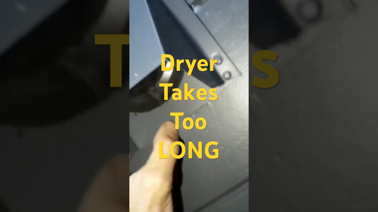 ✨ DRYER TAKES TOO LONG TO DRY - EASY FIX ✨ #diy #appliancerepair #short #shorts #fix #repair