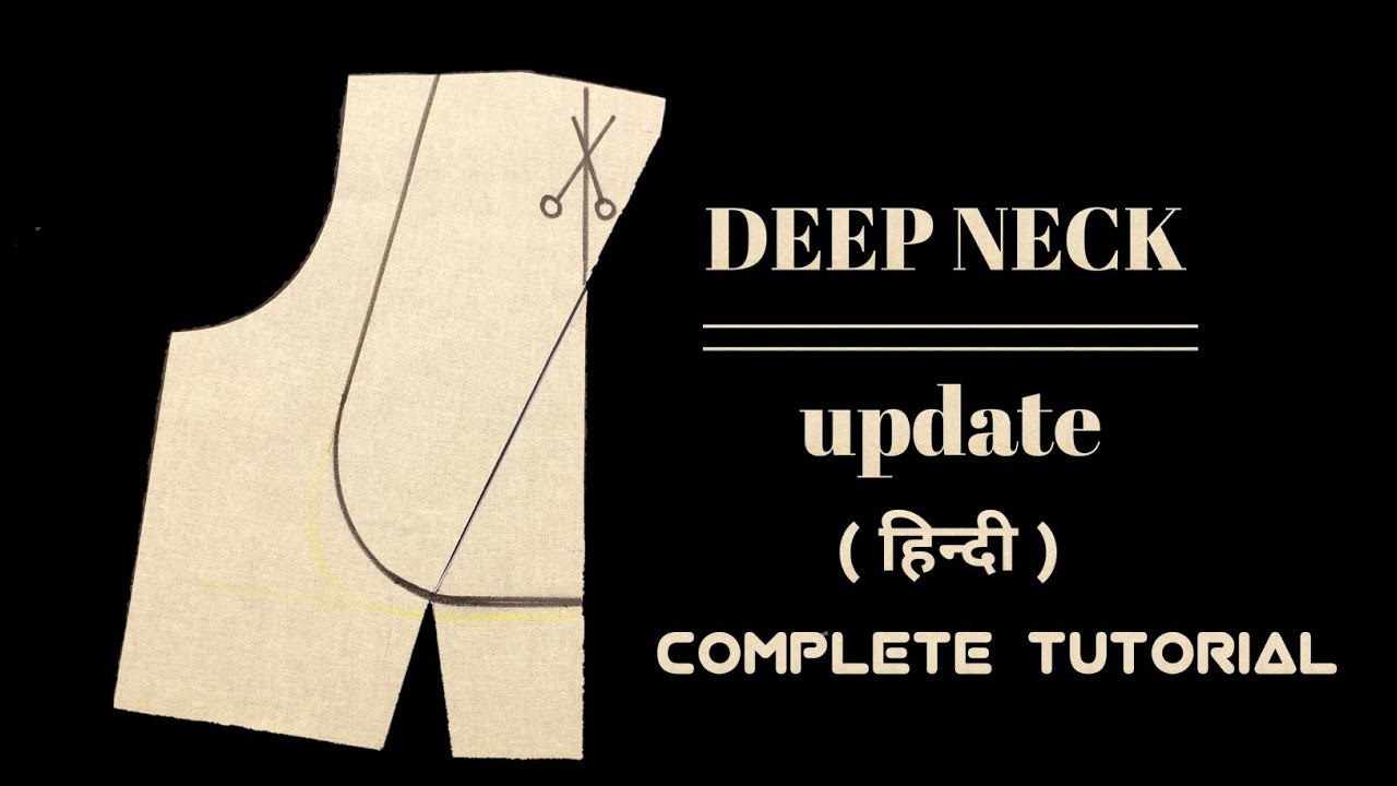 Deep neck blouse cutting/Deep neck blouse cutting and stitching/Shabbir master