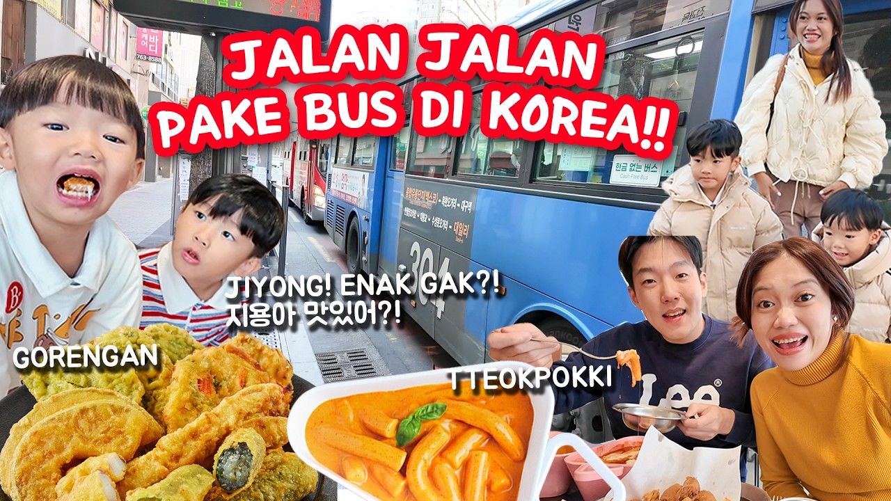SEHARIAN JADI WARGA LOKAL DI KOREA DENGAN ANAK2