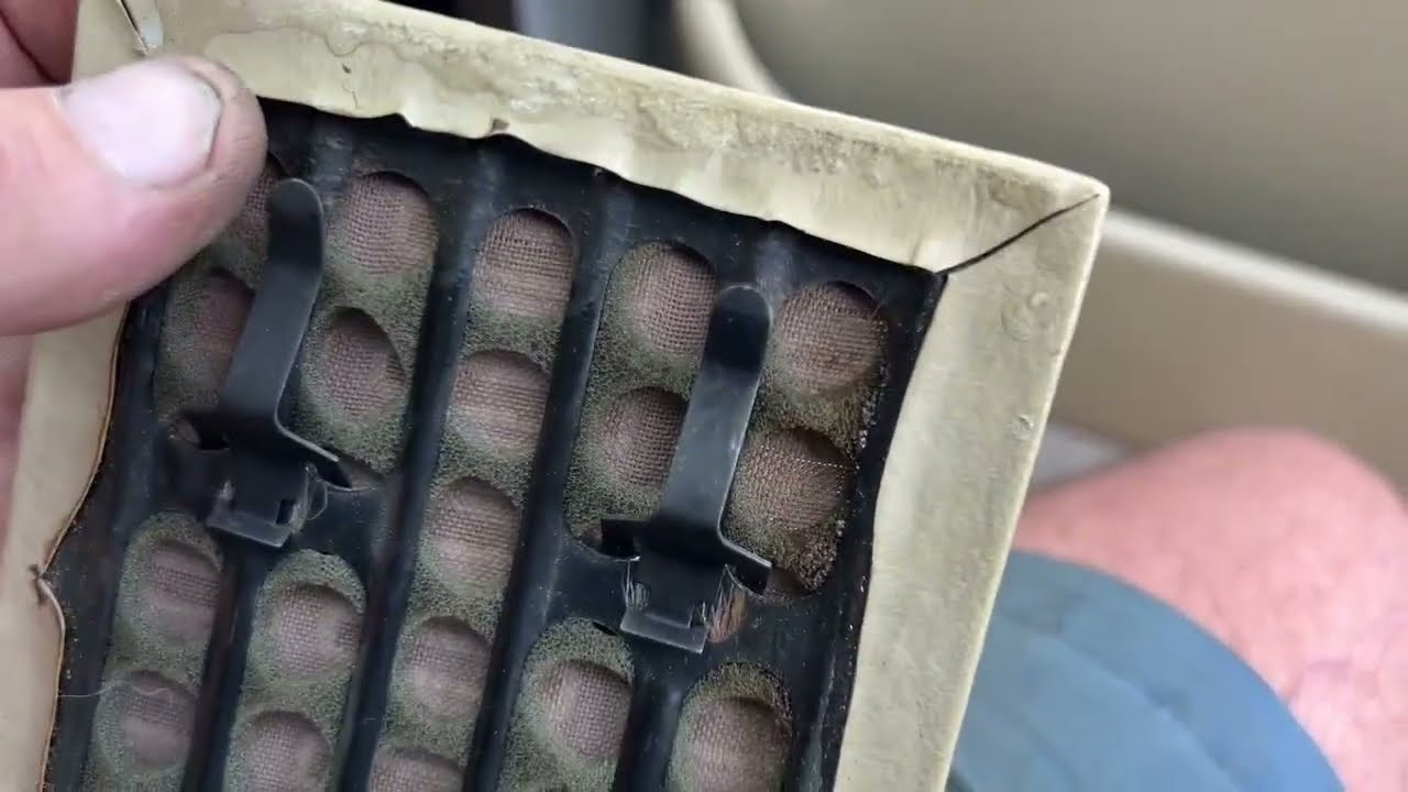 Mercedes R107 sl ..simple speaker grille mount repair