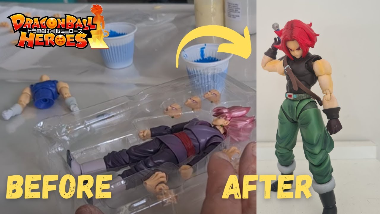Trunks ssj god sh figuarts Custom - How you can make one