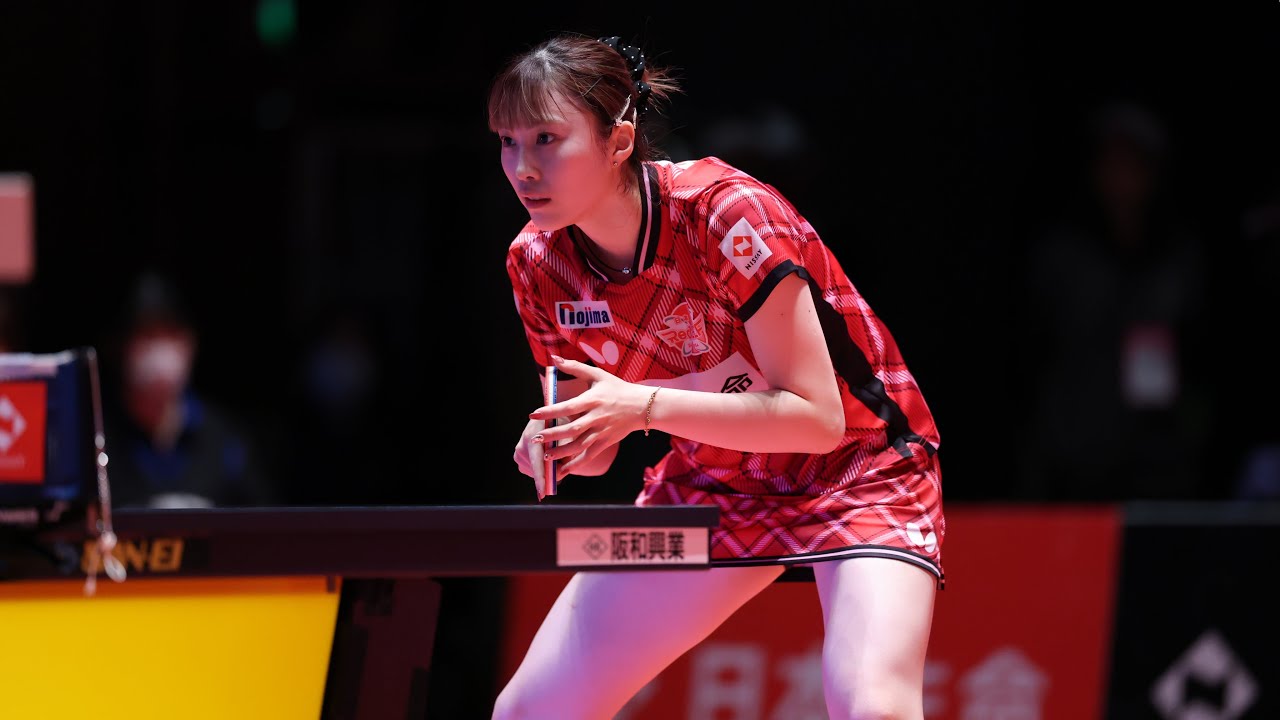 麻生麗名 vs 出澤杏佳 TBESTGAME 日本生命レッドエルフ vs  九州アスティーダ ノジマTリーグ2024-2025 2024年12月26日(木) 貝塚コスモスシアター【卓球 Tリーグ公式】
