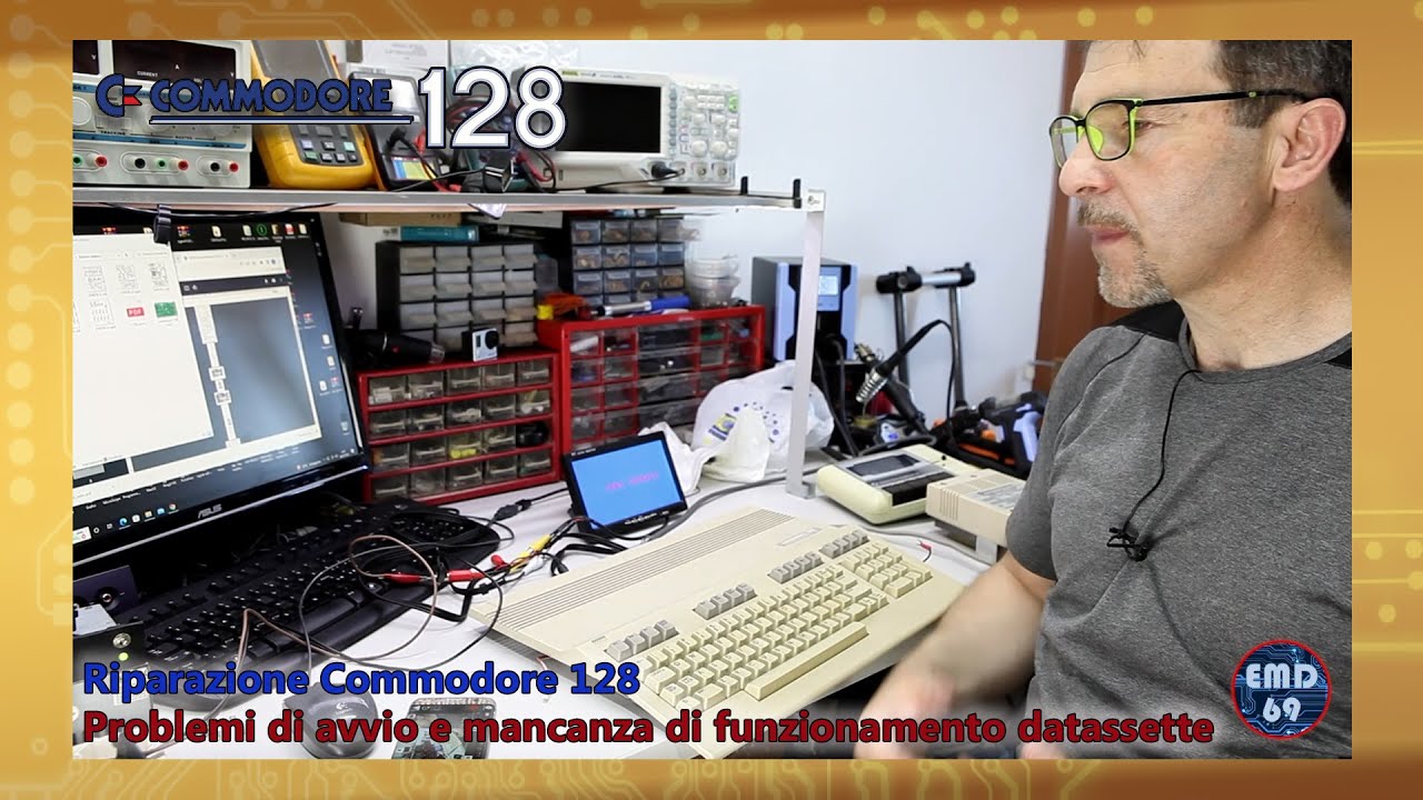 Riparazione #Commodore #C128 utente Luca
