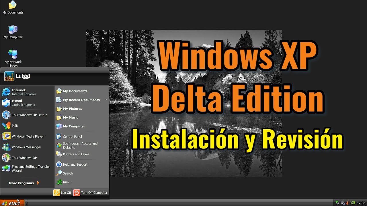 Revisión de Windows XP Delta Edition y Extra Packs. Un lavado del cara para Windows XP.