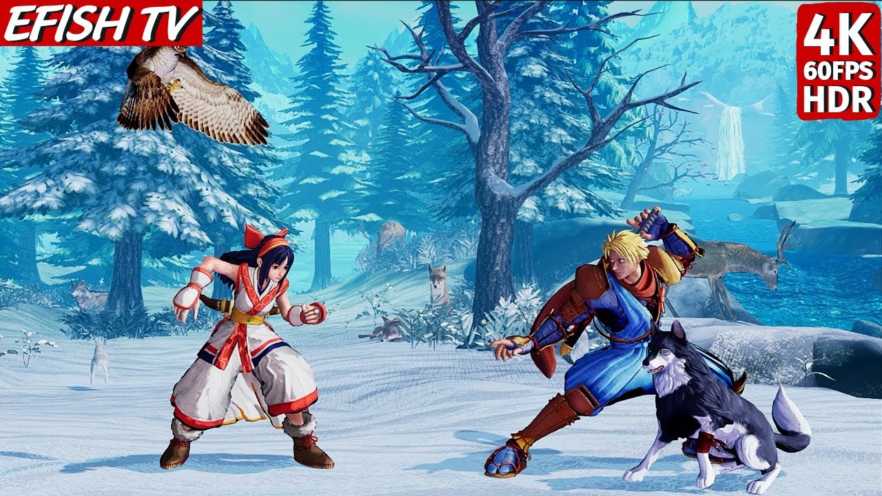 Nakoruru vs Galford (Hardest AI) - Samurai Shodown