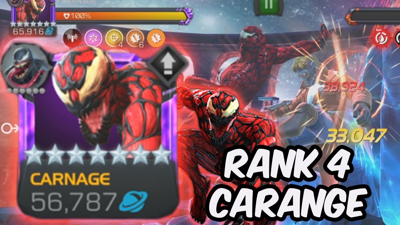 7 звёзд, ранг 4, геймплей Carnage &mdash; OG COSMIC RAMP, БОГ РАЗРУШЕНИЯ &mdash; Marvel Contest of Champions
