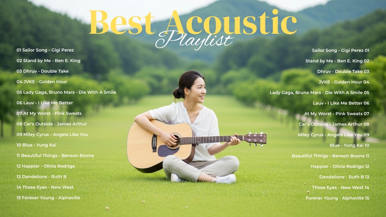 Best Acoustic Playlist 2026 🎧 Soft & Chill Covers | Relaxing Acoustic Songs