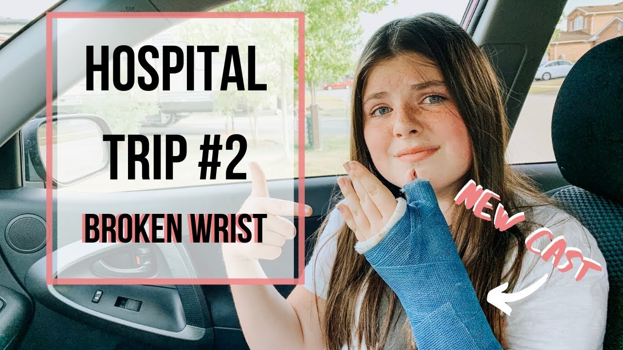 Hostipal Visit || Broken Wrist || New Cast ||
