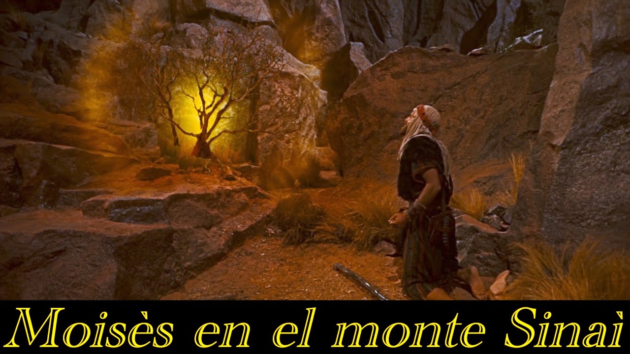 Moises: En el monte Sina&igrave;. 14 de 26.  BIBLICO