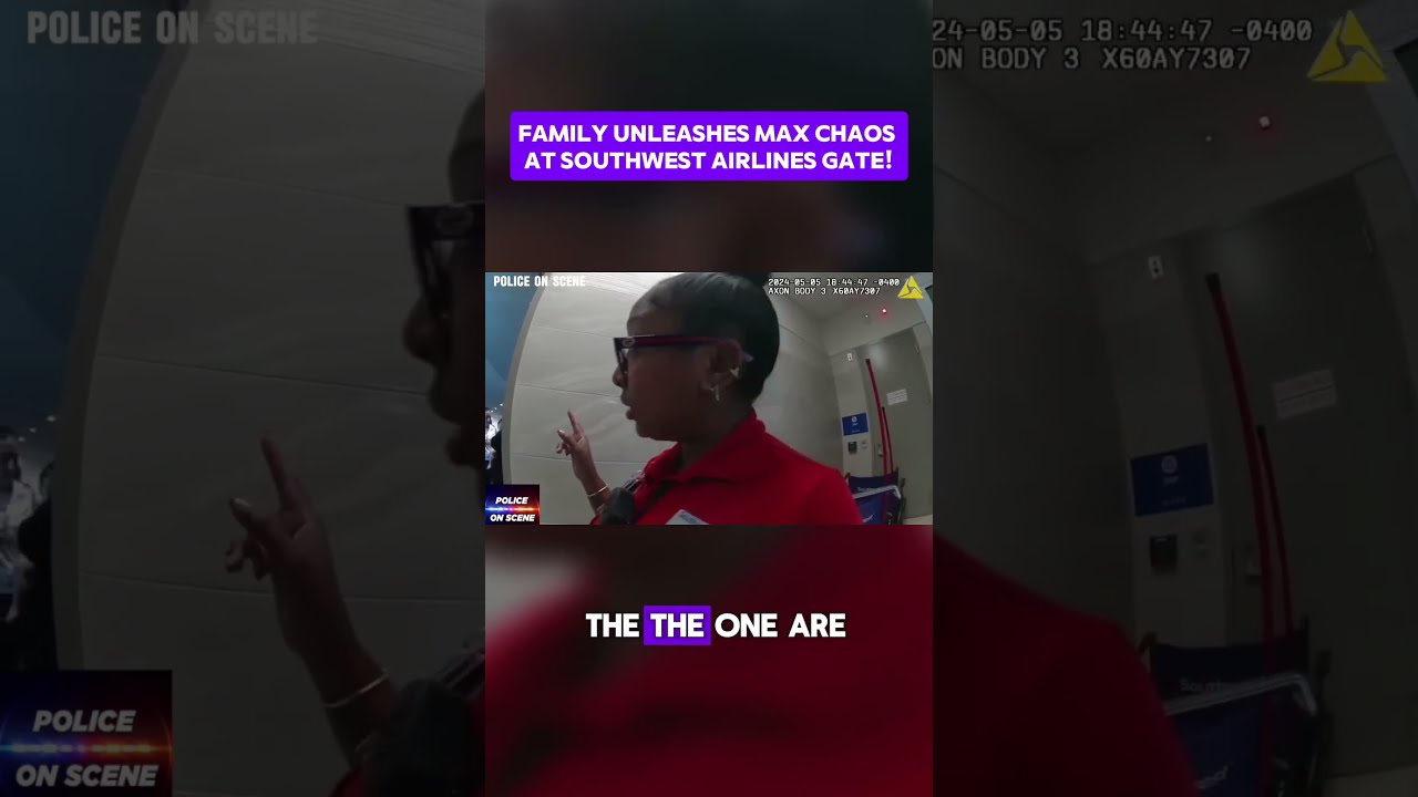 Southwest Airlines Meltdown! [👇FULL VID] #arrest #bodycam #cops