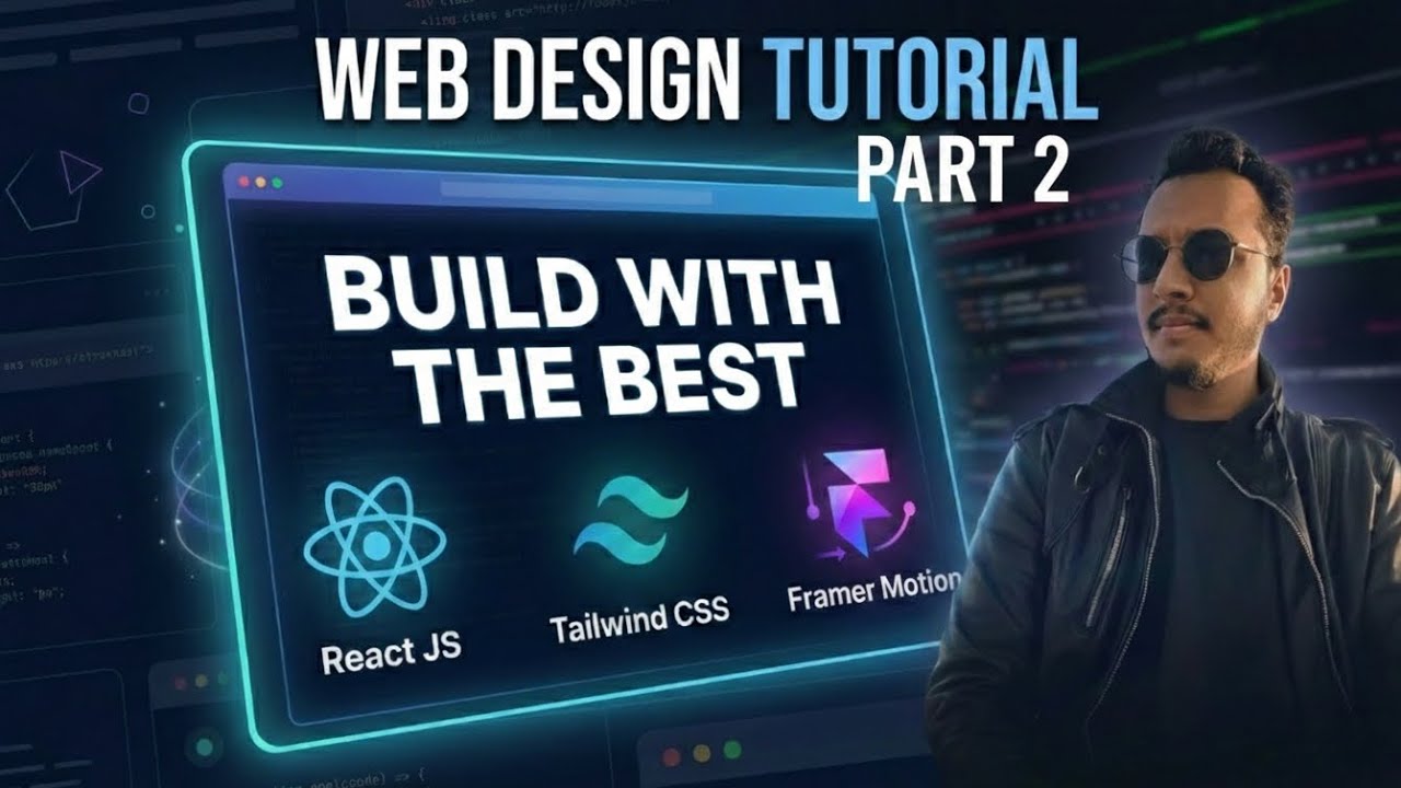 Making awesome websites with react js, tailwind css and framer motion 
