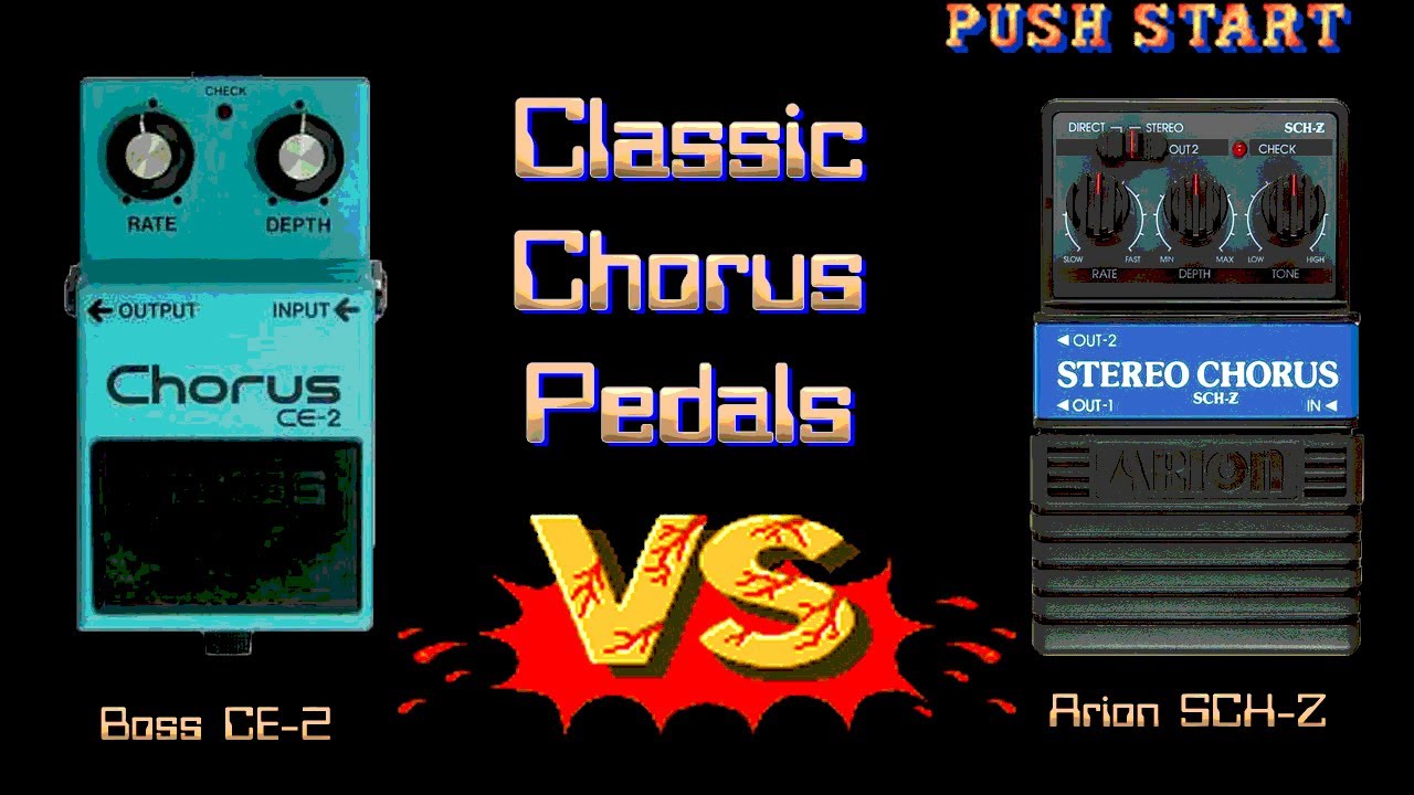 80's Chorus Pedals: Boss CE-2 VS Arion SCH-Z