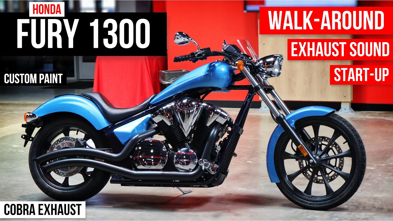 2020 Honda Fury 1300 Walkaround + Cobra Exhaust Sound | Chopper / Cruiser Motorcycle (VT1300)